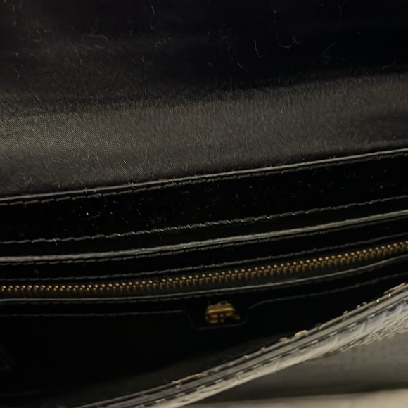 Banana Republic genuine leather faux crocodile clutch - Picture 3 of 3